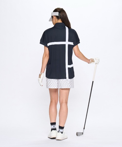 le coq sportif GOLF(ルコックスポルティフゴルフ)の「ショートパンツ(その他パンツ・レディース・ネイビー/グレー系1/ブラック/カーキ/グレー・S/M/L/XL)」の21枚目の写真