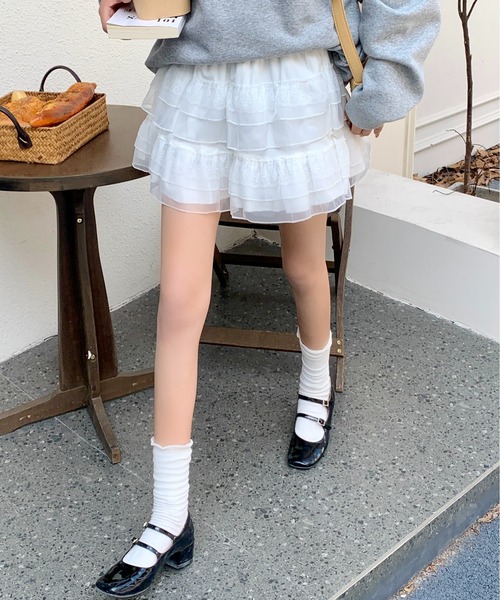 ozz angelo ジャガードティアードスカート ozz angelo ジャガードティアードスカート