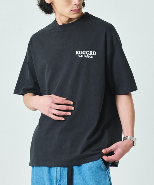 FREAK'S STORE（フリークスストア）の「限定展開 リラックスフィット バックデザイン刺繍 クルーネック Tシャツ / TIGER（Tシャツ/カットソー・メンズ・ネイビー/ホワイト/ブラック/グレイッシュベージュ・SMALL/MEDIUM/LARGE）」の13枚目の写真