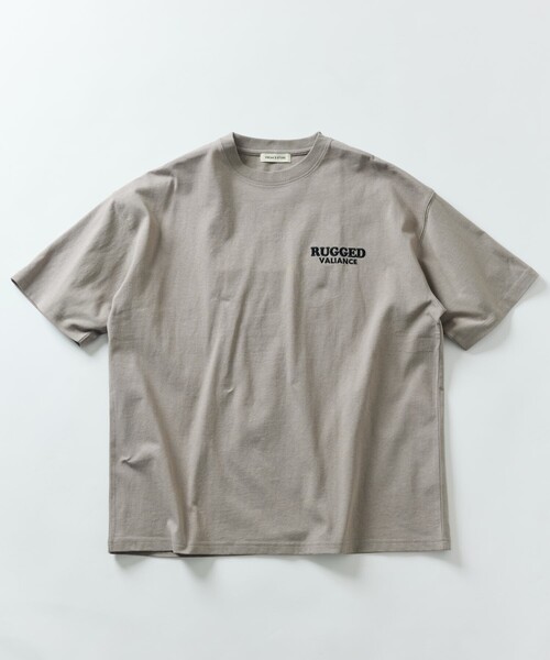 FREAK'S STORE（フリークスストア）の「限定展開 リラックスフィット バックデザイン刺繍 クルーネック Tシャツ / TIGER（Tシャツ/カットソー・メンズ・ネイビー/ホワイト/ブラック/グレイッシュベージュ・SMALL/MEDIUM/LARGE）」の20枚目の写真