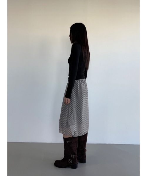 Didot.showroom（ディドット ショールーム）の「【DIDOT.】ロングスリーブT（Tシャツ/カットソー・レディース・アイボリー/ブラック/スカイブルー/グレー/ミント/ベージュ/パープル・FREE）」の17枚目の写真