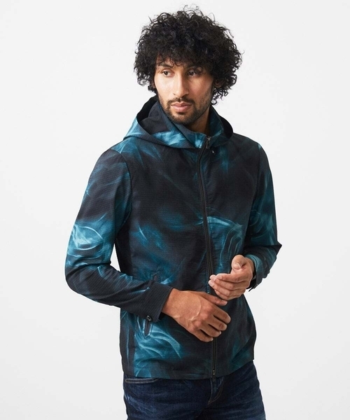 MICHEL KLEIN HOMME (ミッシェルクランオム)の「スモーク柄メッシュパーカーブルゾン(ブルゾン・メンズ・ブラック・MEDIUM/LARGE/X-LARGE)」の11枚目の写真