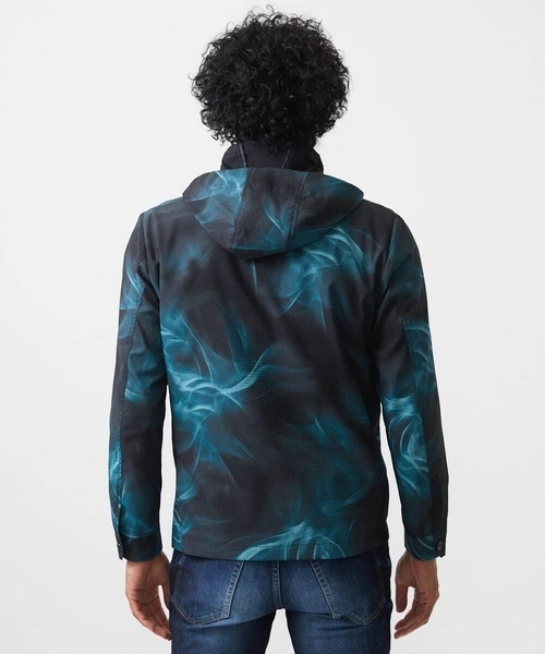 MICHEL KLEIN HOMME (ミッシェルクランオム)の「スモーク柄メッシュパーカーブルゾン(ブルゾン・メンズ・ブラック・MEDIUM/LARGE/X-LARGE)」の17枚目の写真