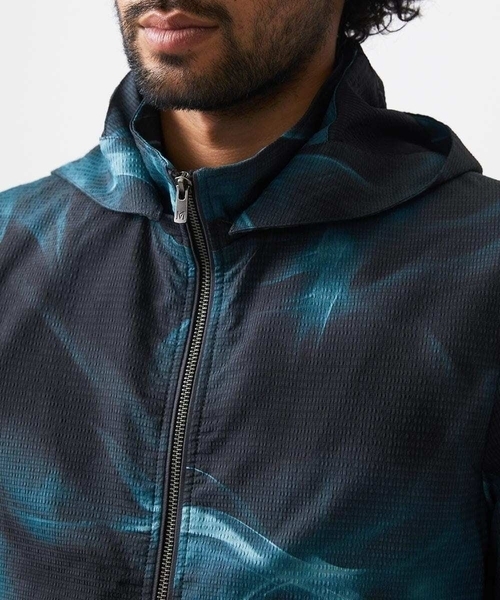 MICHEL KLEIN HOMME (ミッシェルクランオム)の「スモーク柄メッシュパーカーブルゾン(ブルゾン・メンズ・ブラック・MEDIUM/LARGE/X-LARGE)」の2枚目の写真