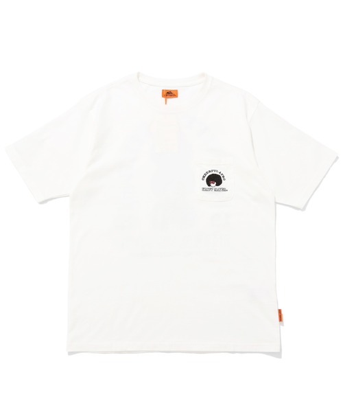 KRIFF MAYER（クリフメイヤー）の「アフロくんT(団子)（Tシャツ/カットソー・メンズ・マスタード/セージグリーン/オフホワイト/ブラック/パープル・MEDIUM/LARGE/X-LARGE）」の21枚目の写真