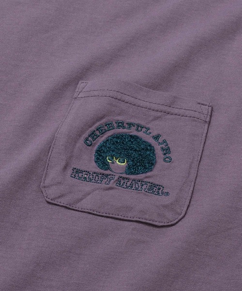KRIFF MAYER（クリフメイヤー）の「アフロくんT(団子)（Tシャツ/カットソー・メンズ・マスタード/セージグリーン/オフホワイト/ブラック/パープル・MEDIUM/LARGE/X-LARGE）」の18枚目の写真