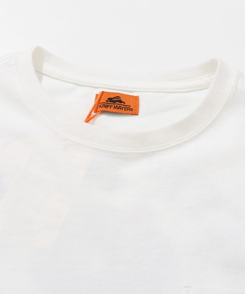 KRIFF MAYER（クリフメイヤー）の「アフロくんT(団子)（Tシャツ/カットソー・メンズ・マスタード/セージグリーン/オフホワイト/ブラック/パープル・MEDIUM/LARGE/X-LARGE）」の17枚目の写真