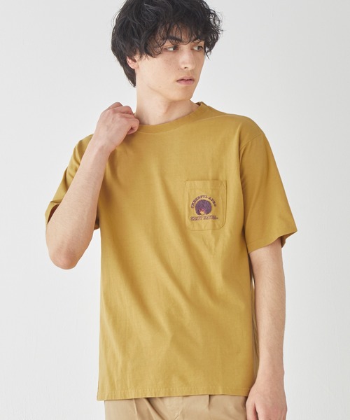 KRIFF MAYER（クリフメイヤー）の「アフロくんT(団子)（Tシャツ/カットソー・メンズ・マスタード/セージグリーン/オフホワイト/ブラック/パープル・MEDIUM/LARGE/X-LARGE）」の12枚目の写真