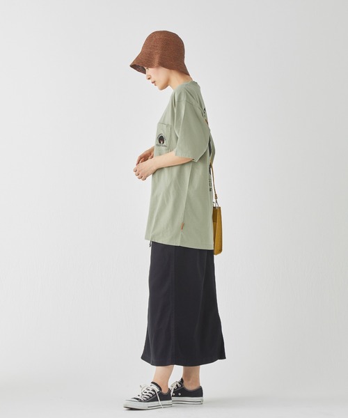 KRIFF MAYER（クリフメイヤー）の「アフロくんT(団子)（Tシャツ/カットソー・メンズ・マスタード/セージグリーン/オフホワイト/ブラック/パープル・MEDIUM/LARGE/X-LARGE）」の7枚目の写真