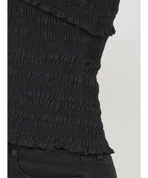 MURUA（ムルーア）の「シャーリングオフショルブラウス（シャツ/ブラウス・レディース・ホワイト/ブラック/ブルー・FREE）」の22枚目の写真