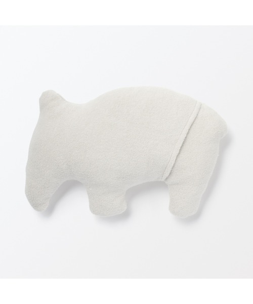 無印良品(ムジルシリョウヒン)の「ポケット付き 動物クッション(バク) 25.5×16.5cm(クッション/クッションカバー・メンズ・その他・FREE)」の3枚目の写真