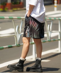 RVCA メンズ OPPOSITE WS ショートパンツ 【2025年春夏モデル】/ルーカウエストゴムドローコード付きストレッチボトムス