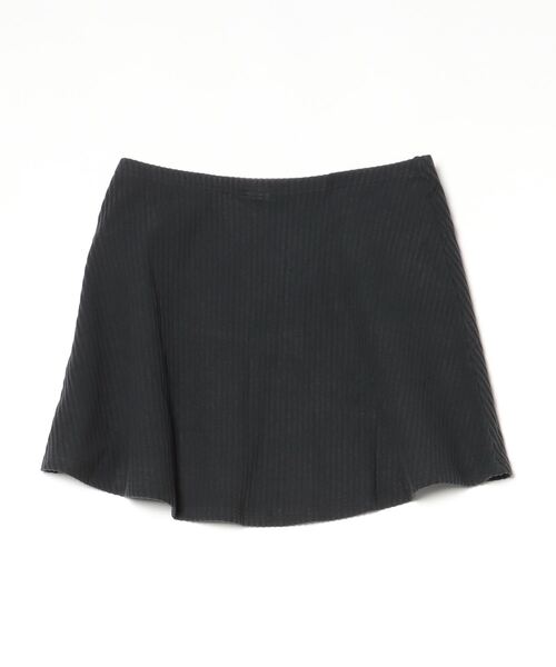 NIKE（ナイキ）の「NIKE/ナイキ WS NSW チル ニットスカート RIB MINI（スカート・レディース・ブラック/ホワイト・M/L/S/XL/XS）」の3枚目の写真
