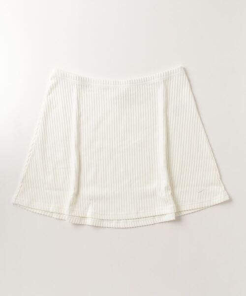 NIKE（ナイキ）の「NIKE/ナイキ WS NSW チル ニットスカート RIB MINI（スカート・レディース・ブラック/ホワイト・M/L/S/XL/XS）」の9枚目の写真