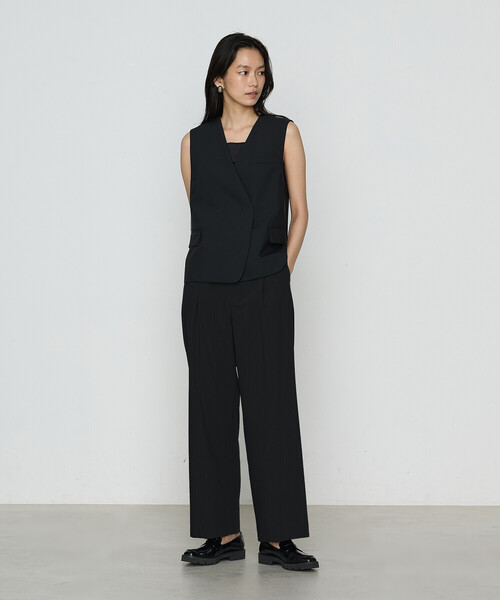 COMME CA(コムサ)の「アルビ二スタスムース キャミソール(キャミソール・レディース・ホワイト/ブラック/ダークブラウン/ライトグレー・9号/11号)」の12枚目の写真