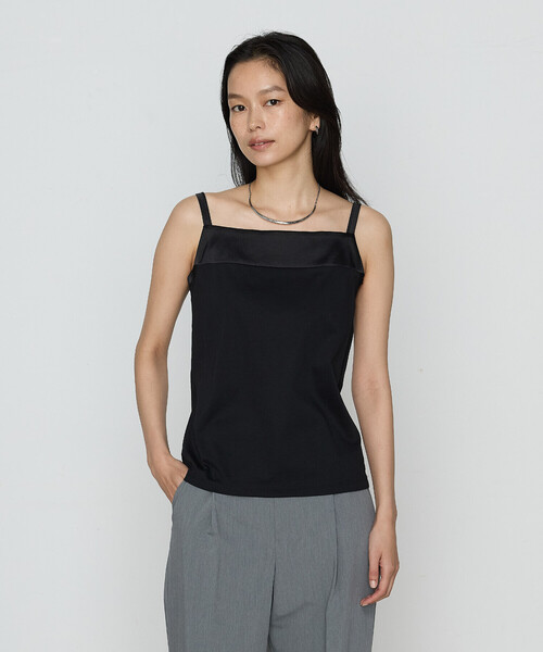 COMME CA(コムサ)の「アルビ二スタスムース キャミソール(キャミソール・レディース・ホワイト/ブラック/ダークブラウン/ライトグレー・9号/11号)」の13枚目の写真