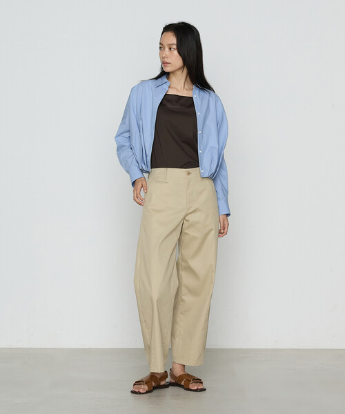 COMME CA(コムサ)の「アルビ二スタスムース キャミソール(キャミソール・レディース・ホワイト/ブラック/ダークブラウン/ライトグレー・9号/11号)」の15枚目の写真