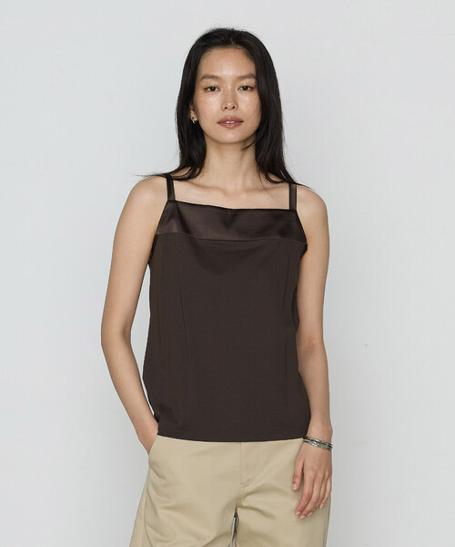 COMME CA(コムサ)の「アルビ二スタスムース キャミソール(キャミソール・レディース・ホワイト/ブラック/ダークブラウン/ライトグレー・9号/11号)」の17枚目の写真