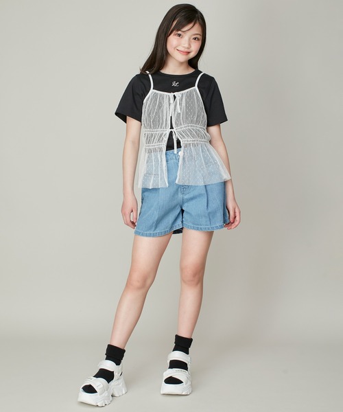 ★新品★JENNI/ジェニィ＊セットアップ(ビスチェ/スカート)150㎝ 小学生女子に人気【JENNI】セットアップ3点＆ブーツ＆バッグ購入