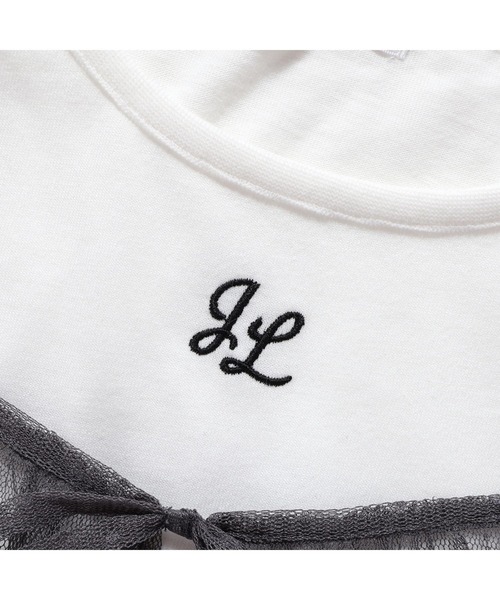 JENNI love（ジェニィラブ）の「チュールビスチェ＋ロゴTシャツセット（Tシャツ/カットソー・キッズ・ブラック/オフホワイト・130cm/140cm/150cm/160cm）」の16枚目の写真