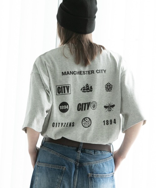 CORPUS　SELECT（コーパストーキョー）の「【Manchester City/マンチェスターシティー】エンブレムロゴ刺繍半袖Tシャツ（Tシャツ/カットソー・メンズ・ネイビー/ホワイト/ブラック/グレー/ホワイト系/ホワイト系1/ブラック系/ブラック系1/グレー系/グレー系1/ネイビー系/ネイビー系1・L/M）」の9枚目の写真