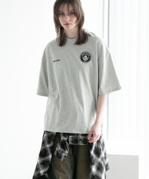 【Manchester City/マンチェスターシティー】エンブレムロゴ刺繍半袖Tシャツ