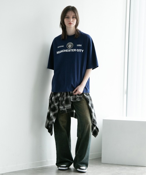 バーシティTシャツ バーシティテクスチャーTシャツ - テールブルー | ZARA Japan / 日本