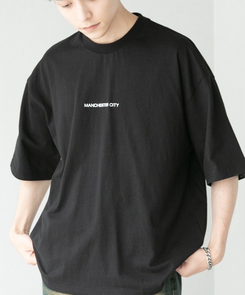 CORPUS　SELECT（コーパストーキョー）の「【Manchester City/マンチェスターシティー】エンブレムロゴ刺繍半袖Tシャツ（Tシャツ/カットソー・メンズ・ネイビー/ホワイト/ブラック/グレー/ホワイト系/ホワイト系1/ブラック系/ブラック系1/グレー系/グレー系1/ネイビー系/ネイビー系1・L/M）」の18枚目の写真