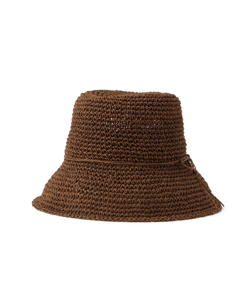 VIS（ビス）の「シンプル雑材ハット（ハット・レディース・ダークブラウン/ベージュ系その他/ベージュ・FREE）」の9枚目の写真