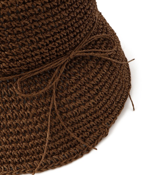 VIS（ビス）の「シンプル雑材ハット（ハット・レディース・ダークブラウン/ベージュ系その他/ベージュ・FREE）」の11枚目の写真