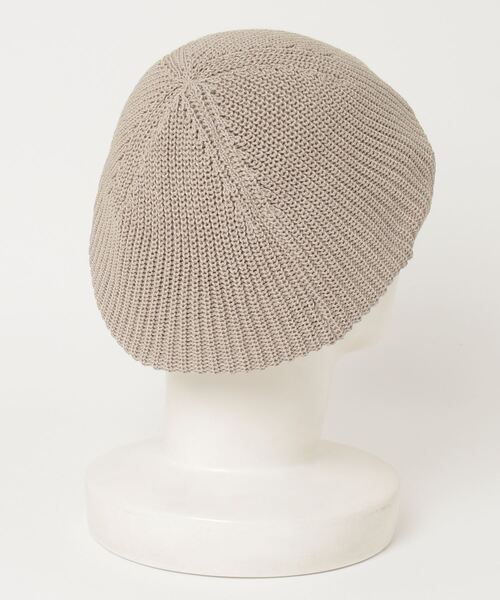 RACAL（ラカル）の「Racal / ラカル Rasta Knit Beret 1017WCM ラスタニットベレー 和紙（ニットキャップ/ビーニー・メンズ・ブラック/ベージュ・F）」の3枚目の写真