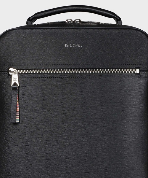 Paul Smith(ポールスミス)の「ストローグレインレザー リュック【553412 N543R】(バックパック/リュック・メンズ・ダークブラウン/ブラック・FREE)」の10枚目の写真