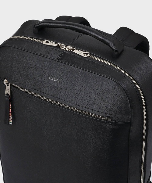 Paul Smith(ポールスミス)の「ストローグレインレザー リュック【553412 N543R】(バックパック/リュック・メンズ・ダークブラウン/ブラック・FREE)」の7枚目の写真