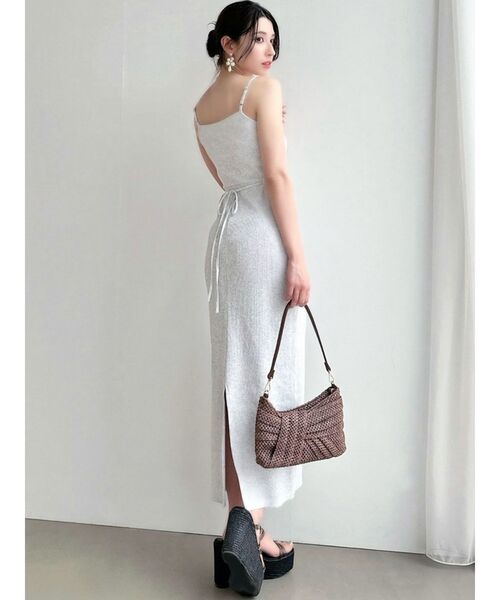 RESEXXY（リゼクシー）の「ラフィアライクハンドバッグ（ハンドバッグ・レディース・ブラウン/ベージュ・FREE）」の5枚目の写真