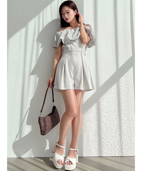 RESEXXY（リゼクシー）の「ラフィアライクハンドバッグ（ハンドバッグ・レディース・ブラウン/ベージュ・FREE）」の12枚目の写真