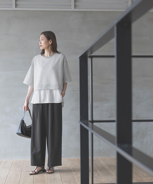 GLOBAL WORK（グローバルワーク）の「エアかるイージーワイドパンツ