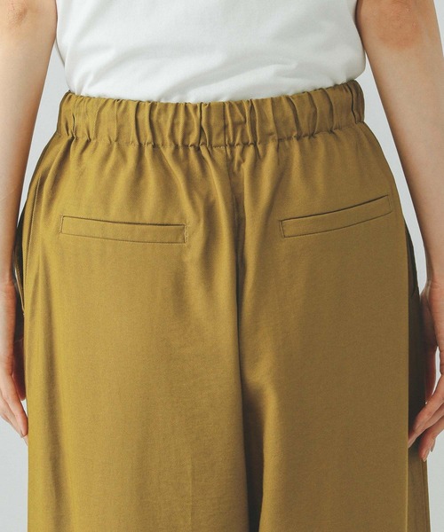 GLOBAL WORK（グローバルワーク）の「エアかるイージーワイドパンツ/323280（その他パンツ・レディース・ブラック/グレイッシュベージュ/グレー/イエロー/スミクロ/ブラウン/ネイビー・LARGE/SMALL/MEDIUM/X-SMALL）」の15枚目の写真
