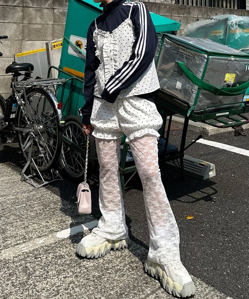 Alley Tokyo（アリートーキョー）の「フリルドットキャミ（その他トップス・レディース・ホワイト・FREE）」の11枚目の写真