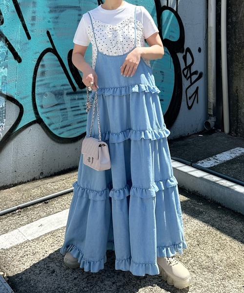 Alley Tokyo（アリートーキョー）の「フリルドットキャミ（その他トップス・レディース・ホワイト・FREE）」の15枚目の写真