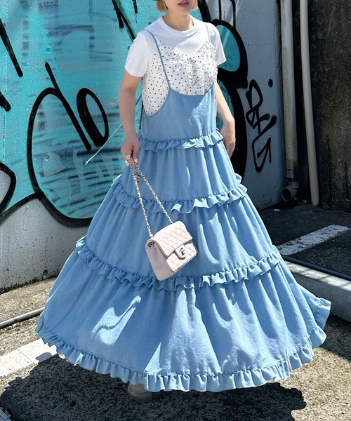 Alley Tokyo（アリートーキョー）の「フリルドットキャミ（その他トップス・レディース・ホワイト・FREE）」の18枚目の写真