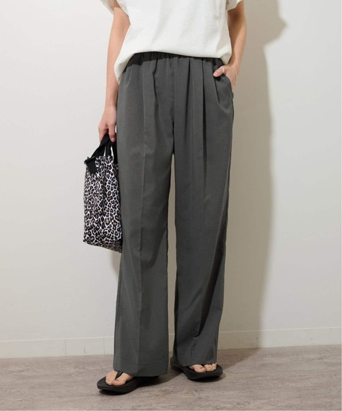JOURNAL STANDARD relume（ジャーナルスタンダード　レリューム）の「《追加2》トロギャザータックパンツ（スラックス・レディース・ブラック/チャコールグレー/グレー系その他/ネイビー・36/38）」の9枚目の写真