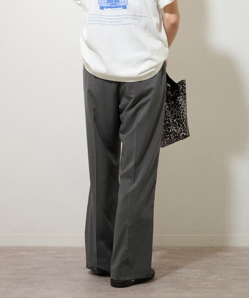 JOURNAL STANDARD relume（ジャーナルスタンダード　レリューム）の「《追加2》トロギャザータックパンツ（スラックス・レディース・ブラック/チャコールグレー/グレー系その他/ネイビー・36/38）」の13枚目の写真