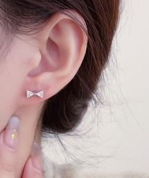 ピアス（片耳用）（リボンモチーフ）ファッション通販 - ZOZOTOWN
