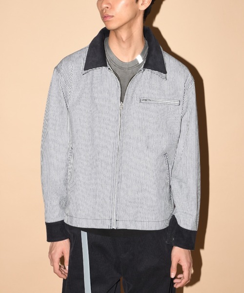 ダブルカラーデトロイトジャケット・ワークジャケット（無地