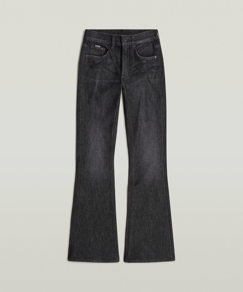 G-STAR（ジースター）の「3301 FLARE JEANS/ヴィンテージライクフレアスキニージーンズ/L28（デニムパンツ・レディース・ブラック・23inch/25inch/26inch/27inch/24inch）」の6枚目の写真
