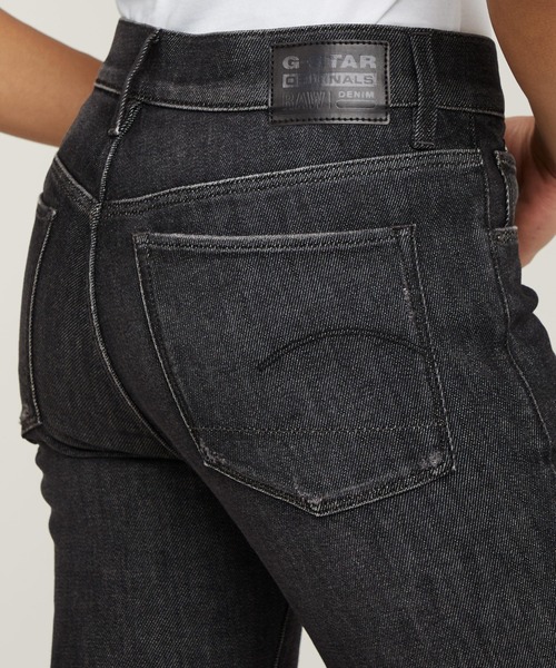 G-STAR（ジースター）の「3301 FLARE JEANS/ヴィンテージライクフレアスキニージーンズ/L28（デニムパンツ・レディース・ブラック・23inch/25inch/26inch/27inch/24inch）」の5枚目の写真