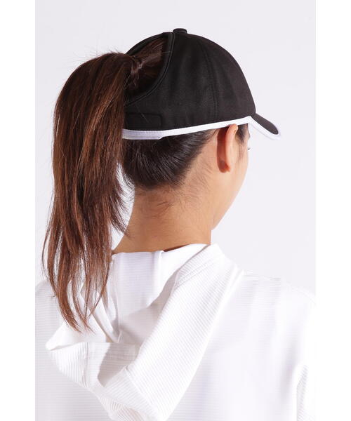 New Balance Golf（ニューバランスゴルフ）の「【new balance golf】オープンバックスタイル 6パネルキャップ (WOMENS)（キャップ・レディース・その他10/ブラック/ホワイト・FREE）」の4枚目の写真