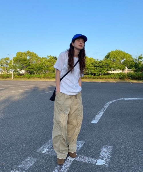 UNDERSTATEMENTs（アンダーステイトメント）の「【ユニセックス】ポケッタブルショルダーバッグ/リップストップ（ショルダーバッグ・メンズ・ブラック/マスタード・FREE）」の9枚目の写真