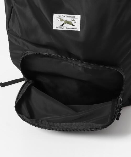 SENSE OF PLACE by URBAN RESEARCH（センスオブプレイスバイアーバンリサーチ）の「PENNEYS　PACKABLE DAY PACK（バックパック/リュック・メンズ・ベージュ/ブラック/ブルー・ONE）」の8枚目の写真