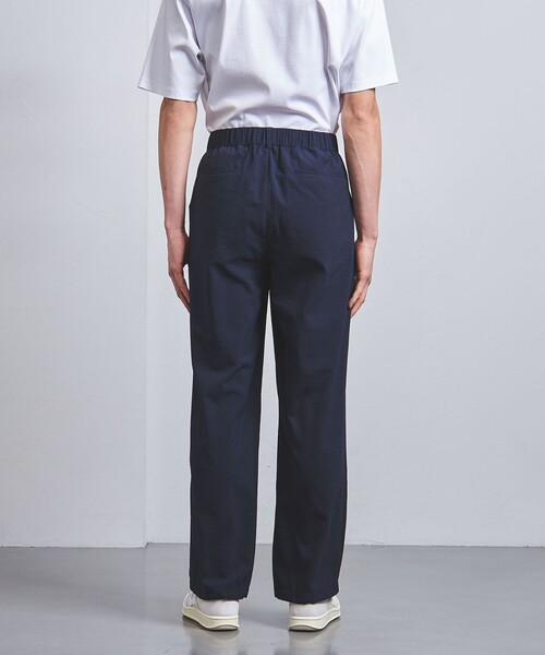 UNITED ARROWS(ユナイテッドアローズ)の「DotAir ドットエア サッカー ヘムコード 2プリーツパンツ -吸水速乾・ストレッチ-(その他パンツ・メンズ・ネイビー/ブラック・L/M/S)」の9枚目の写真